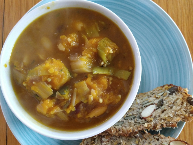 gut nourishing squash soup